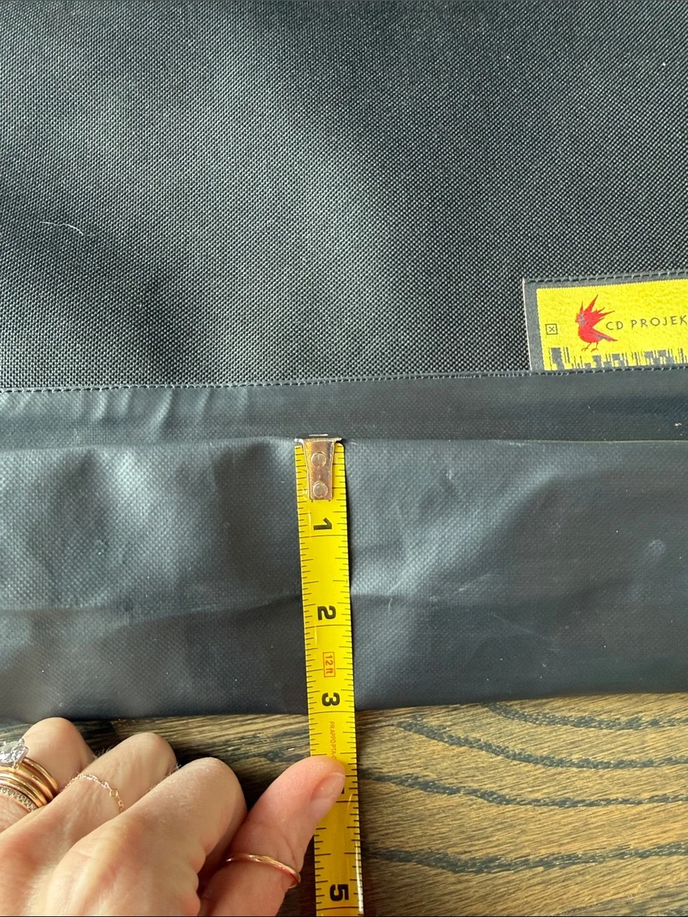 Cyberpunk 2077 official merch Black Logo Tote Bag NWOT